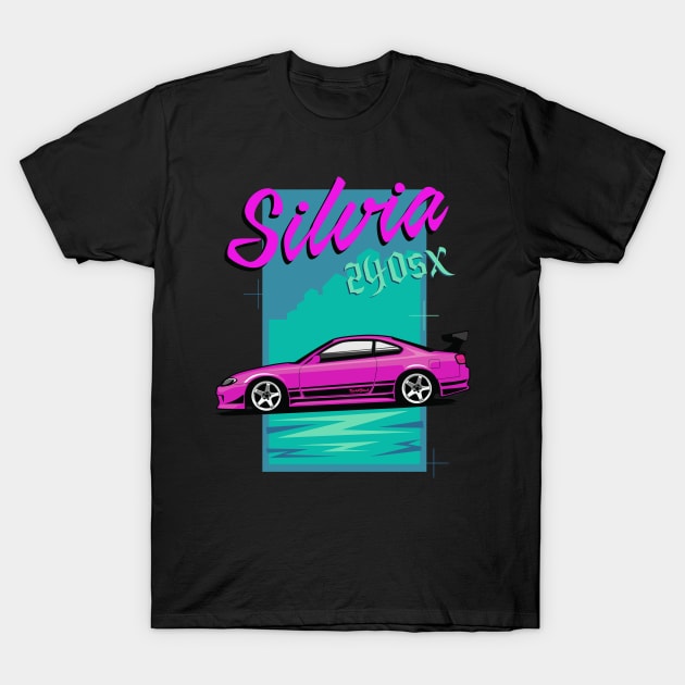 silvia s15 240sx T-Shirt by ASAKDESIGNS